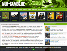 Tablet Screenshot of nur-games.de